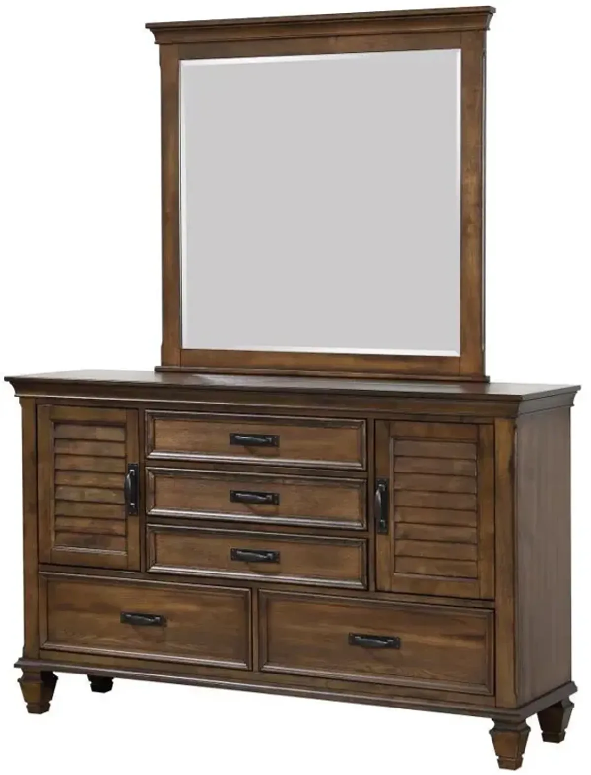 Franco - 5-Drawer Dresser With Mirror