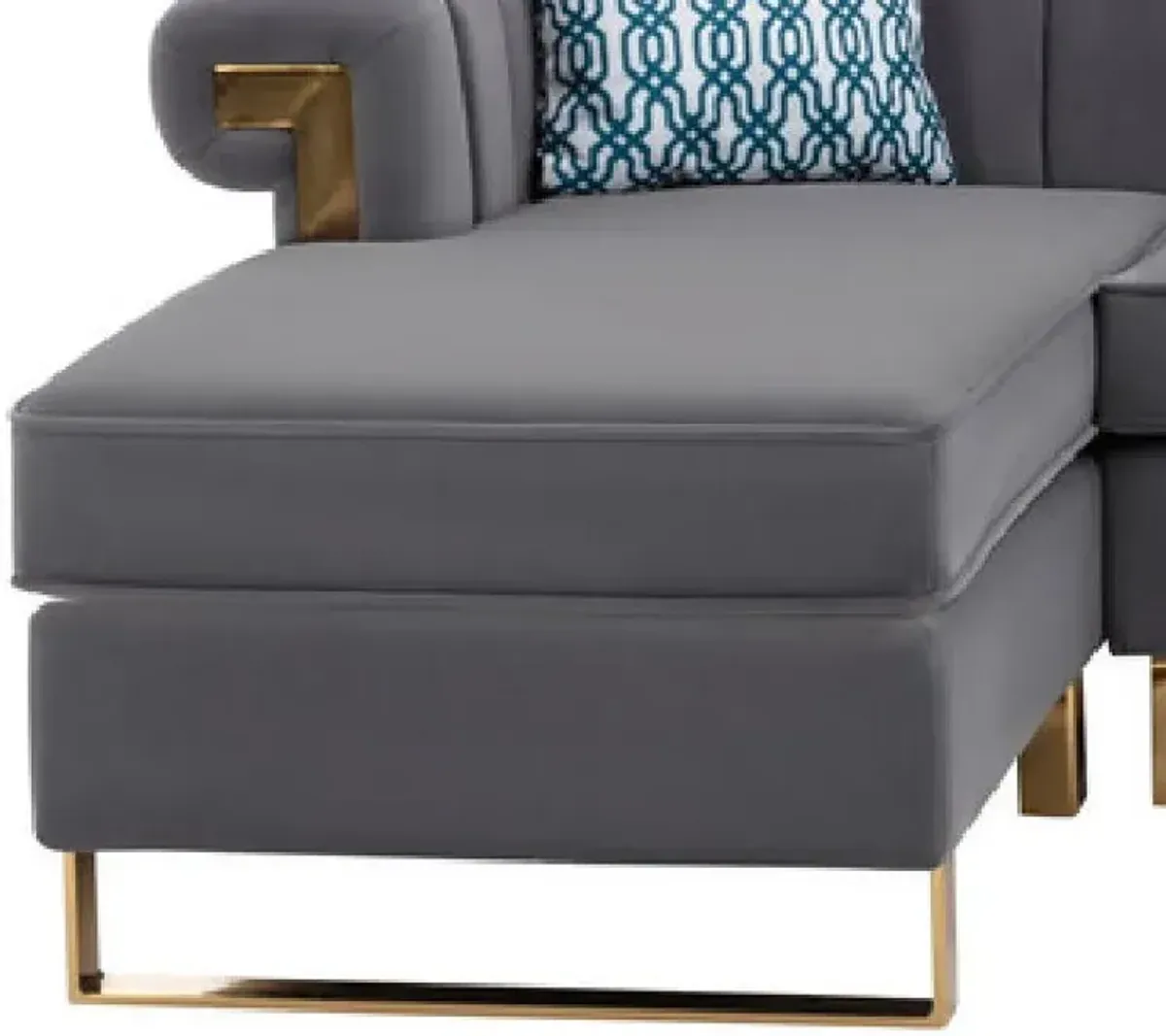 Maddie - Velvet Sectional Sofa