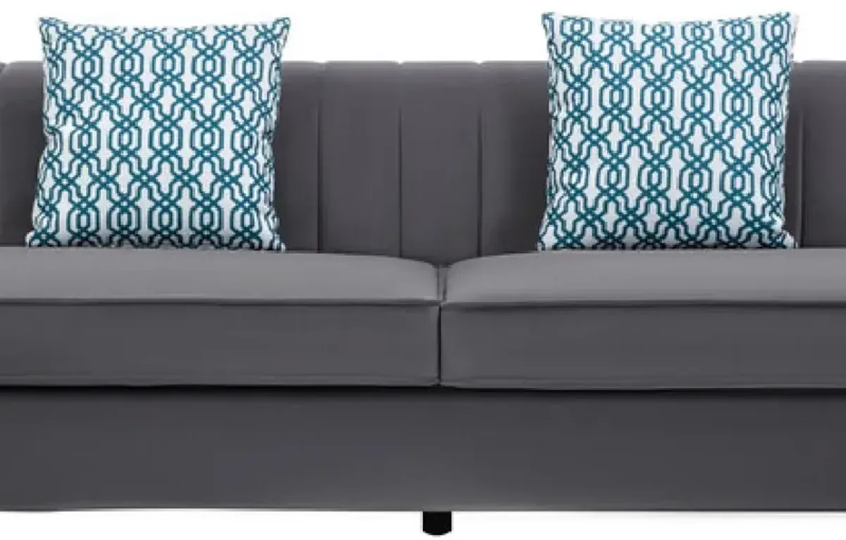 Maddie - Velvet Sectional Sofa