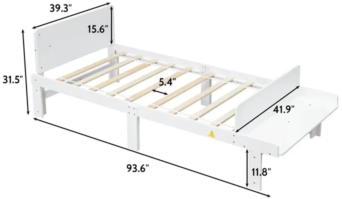 Bed With Footboard Bench