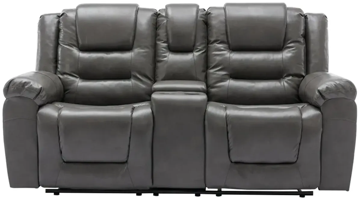 2 Seater Home Theater Recliner Manual Recliner Chair With A Storage Box And Two Cup Holders For Living Room