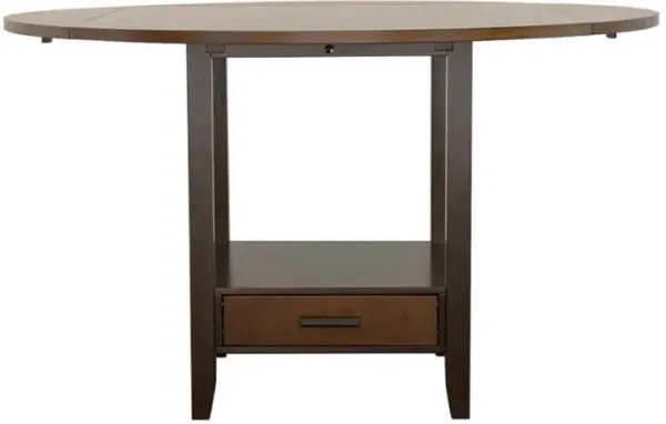 Sanford - Extension Leaf Counter Dining Table - Espresso