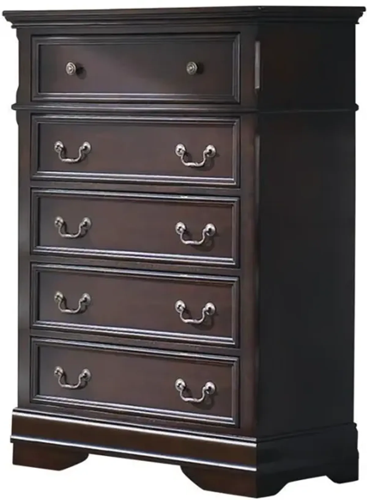 Cambridge - 5-Drawer Bedroom Chest - Cappuccino