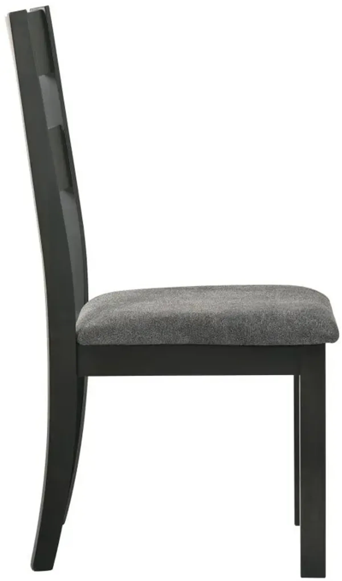 Jakob - Ladder Back Wood Dining Side Chair (Set of 2) - Black