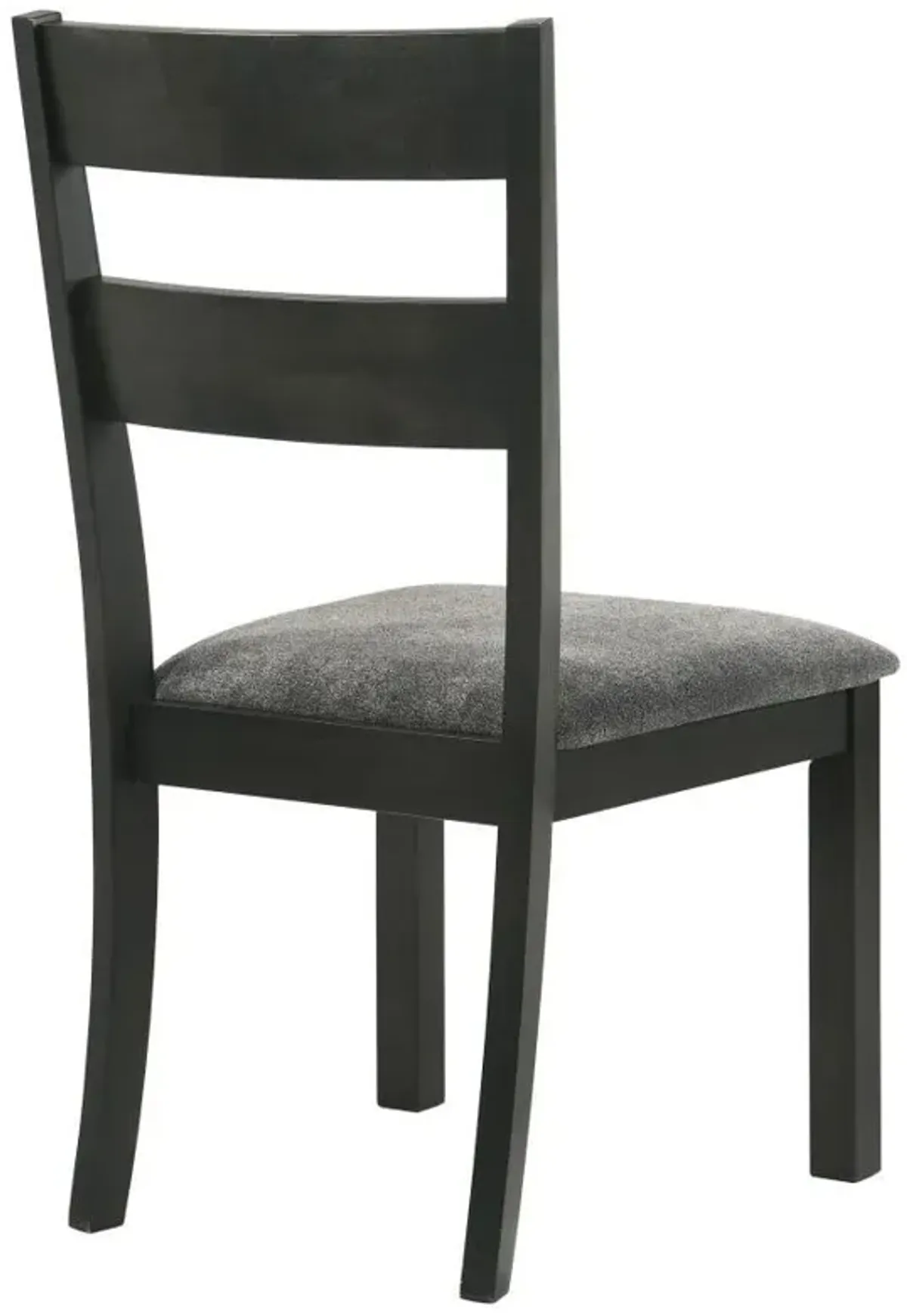 Jakob - Ladder Back Wood Dining Side Chair (Set of 2) - Black