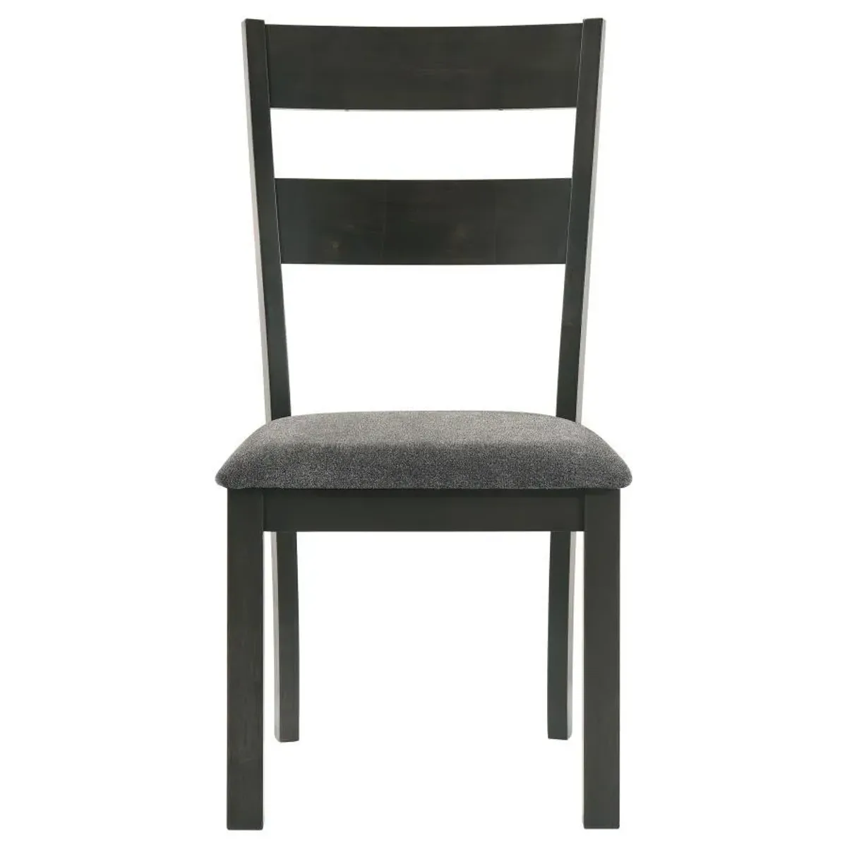 Jakob - Ladder Back Wood Dining Side Chair (Set of 2) - Black