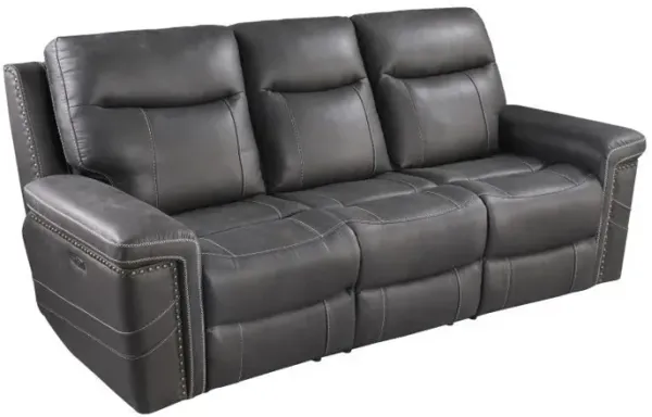 Wixom - Power Sofa - Dark Gray