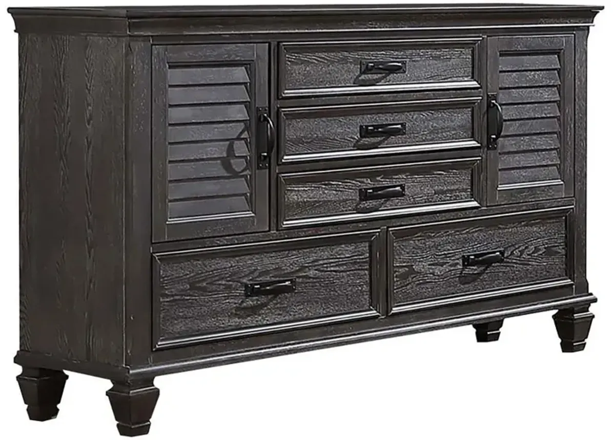 Franco - 5-Drawer Dresser - Weathered Sage