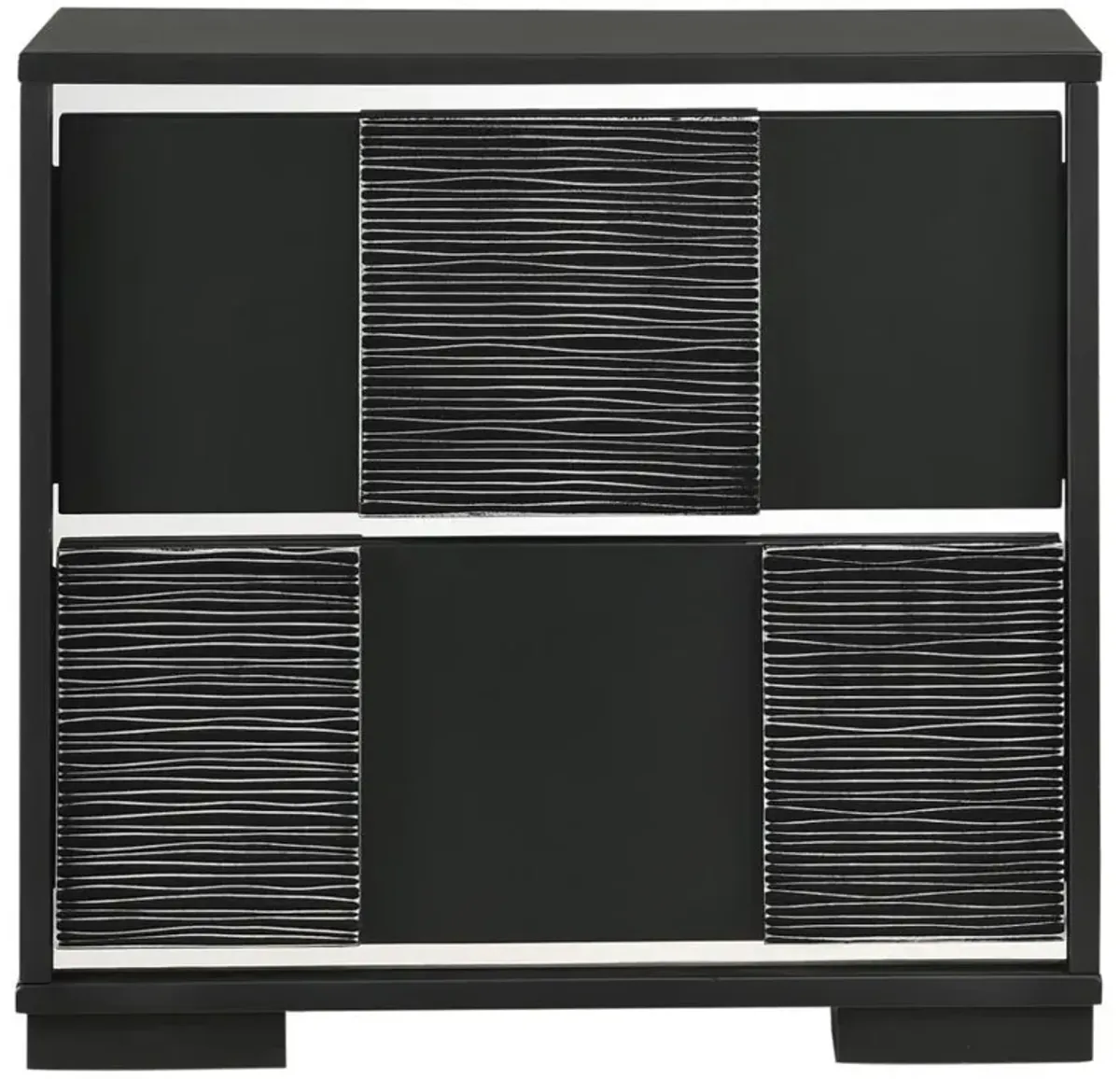 Blacktoft - 2-Drawer Nightstand - Black