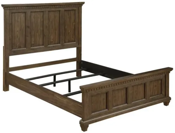 Bennington - Wood Eastern King Panel Bed - Acacia Brown