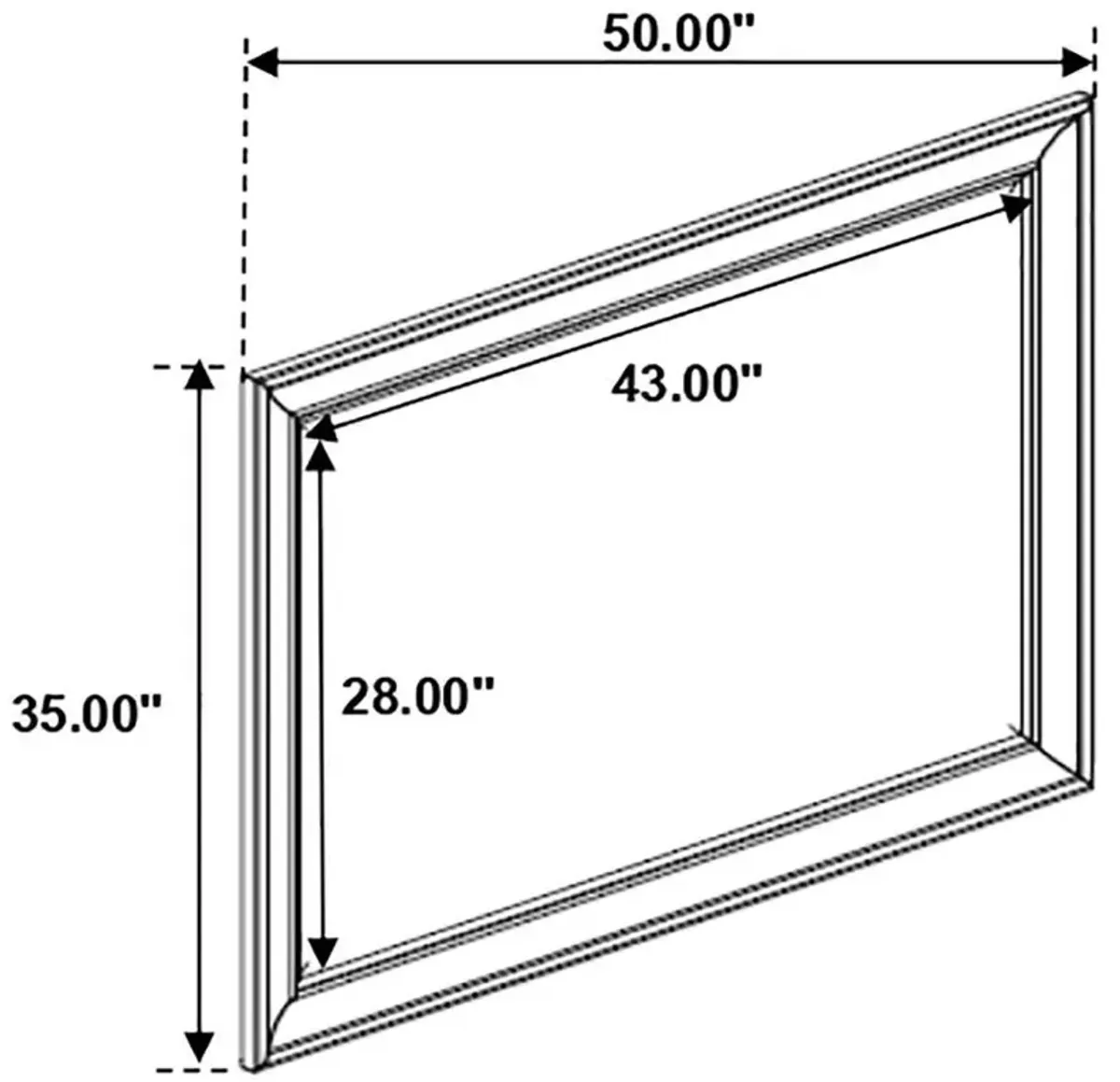 Alderwood - Dresser Mirror - French Gray