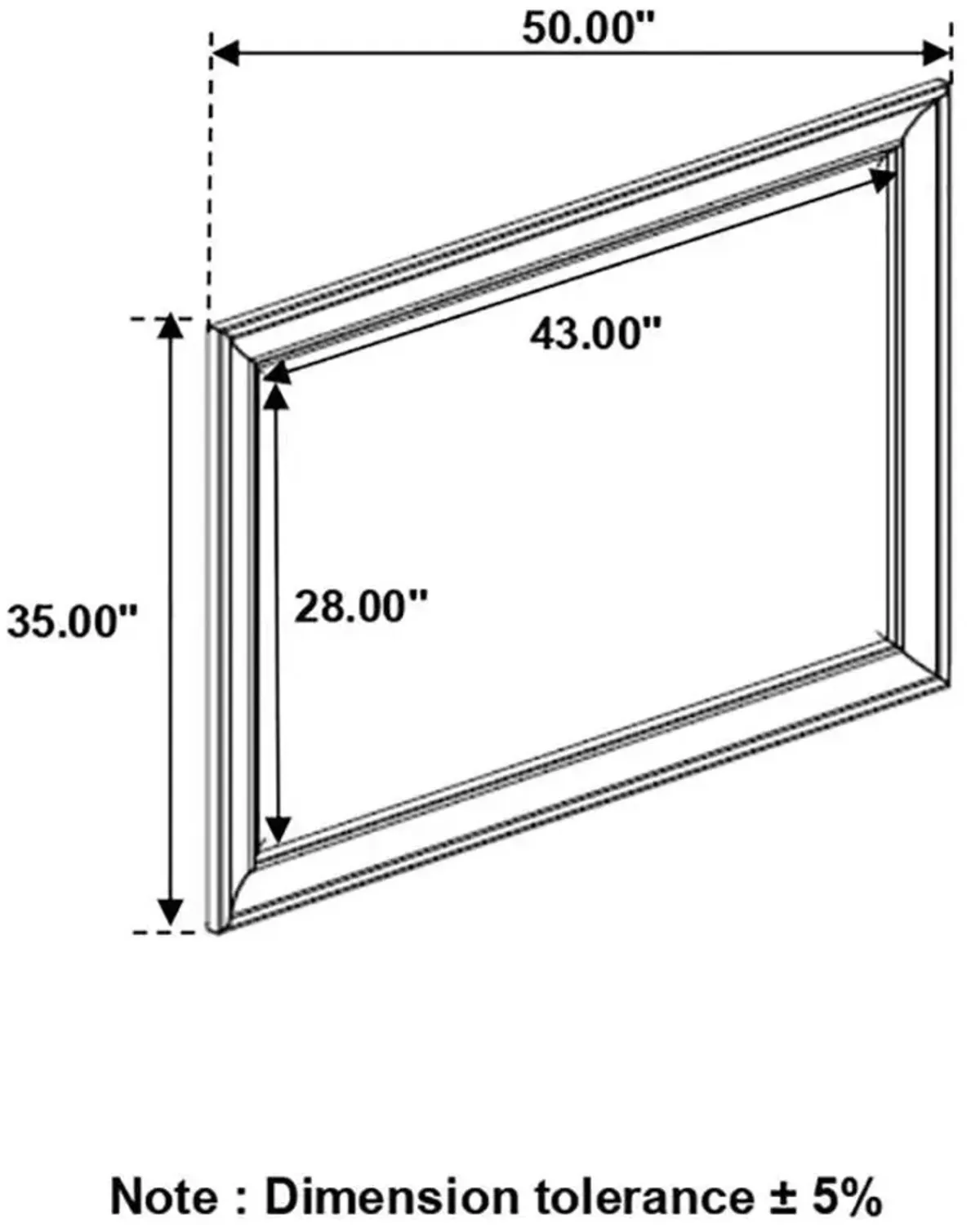 Alderwood - Dresser Mirror - French Gray