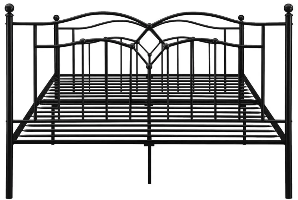 Klossen - Metal Queen Open Frame Bed - Black