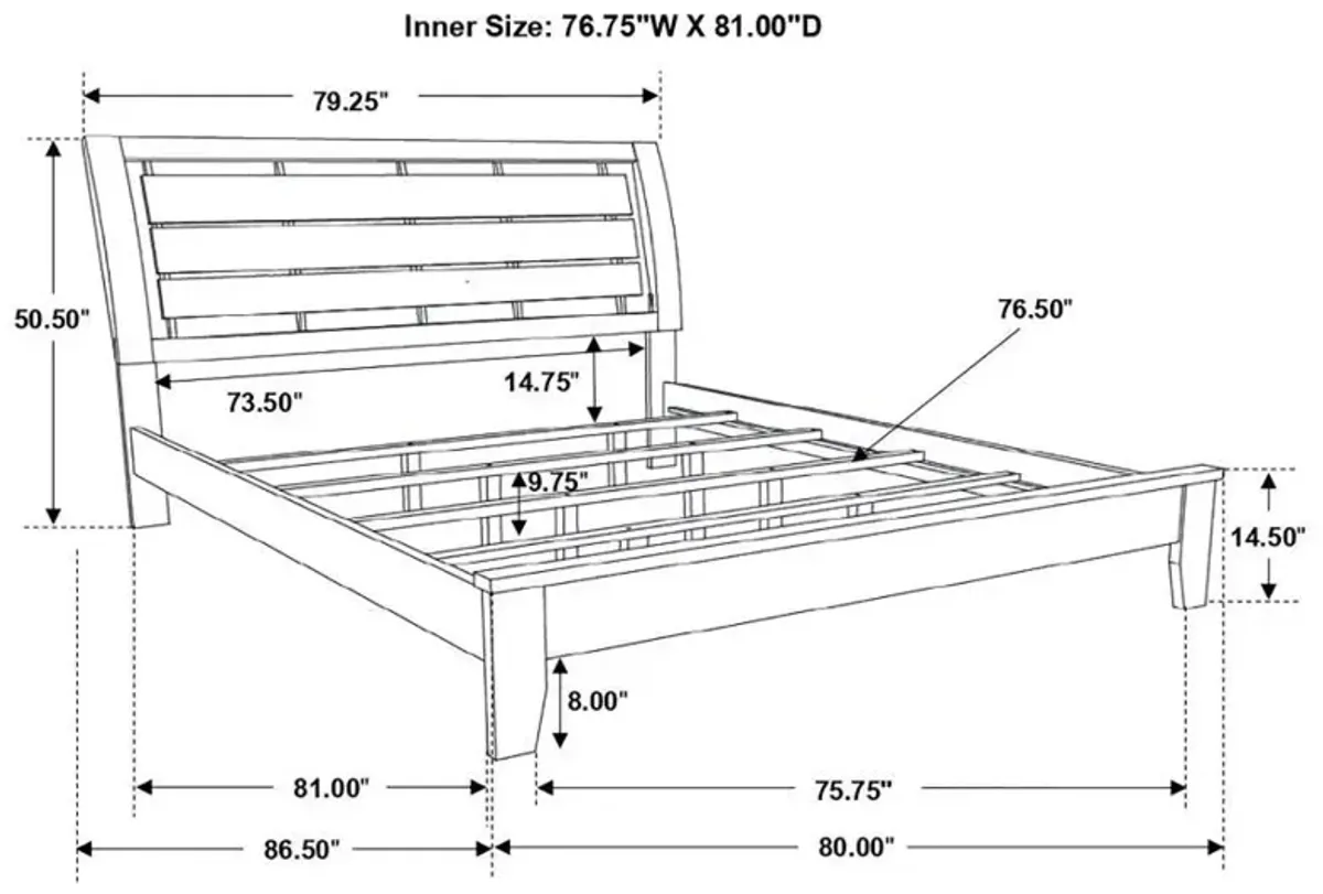 Serenity - Panel Bed