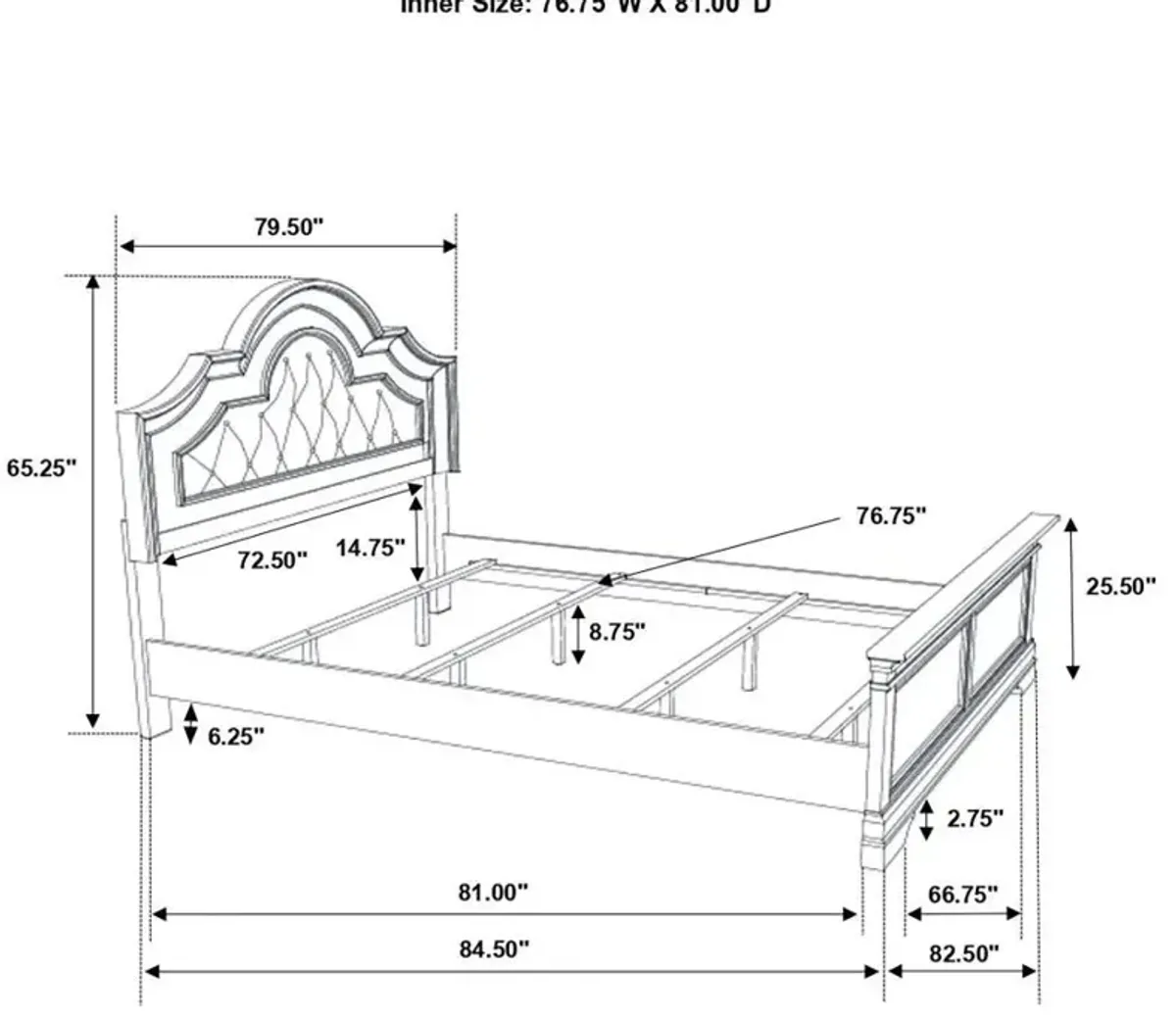 Manchester - Wood Panel Bed