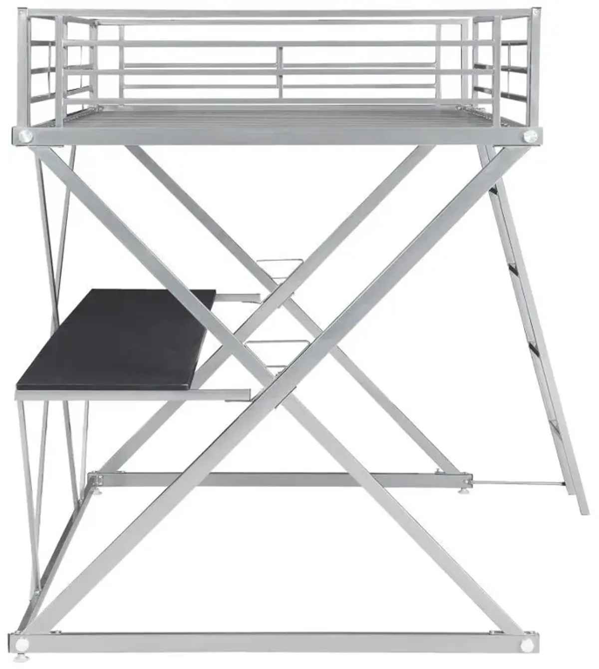 Hyde - Metal Workstation Loft Bed