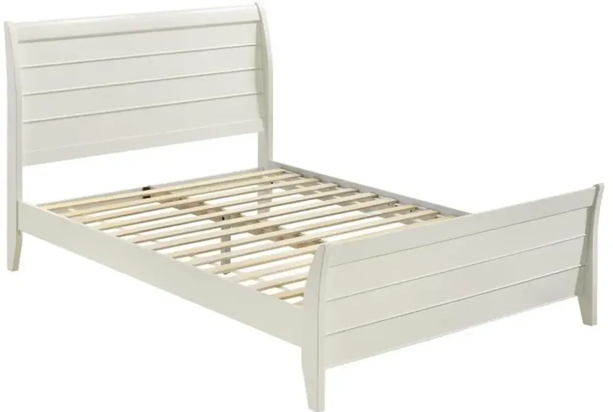 Selena - Sleigh Platform Bed