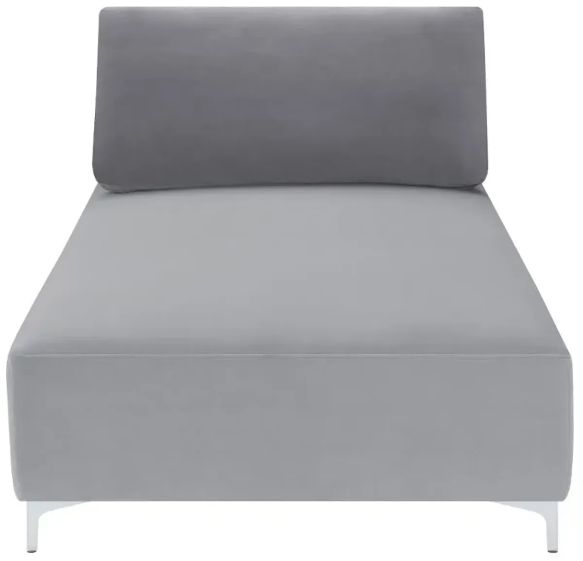 Giovanni - Upholstered Accent Chaise Lounger - Gray