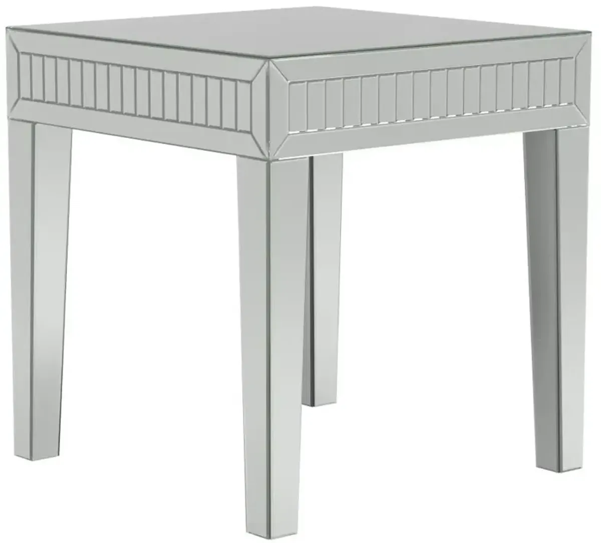 Whitfield - Square End Table - Silver