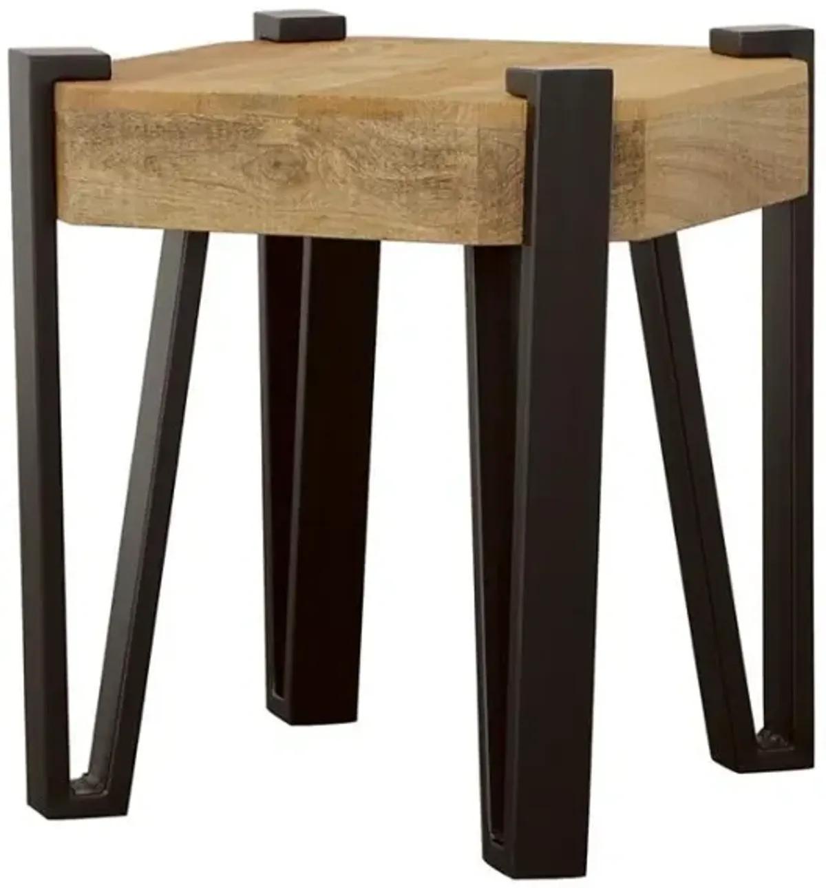 Winston - Square Wood Top Side End Table - Natural