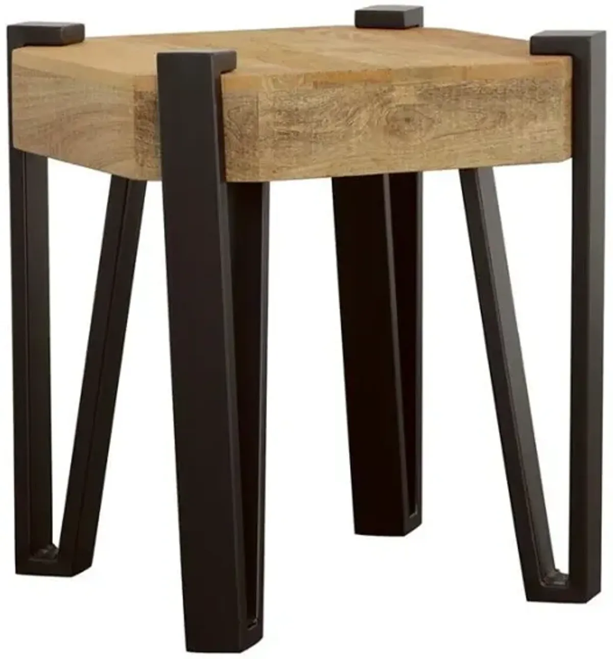 Winston - Square Wood Top Side End Table - Natural