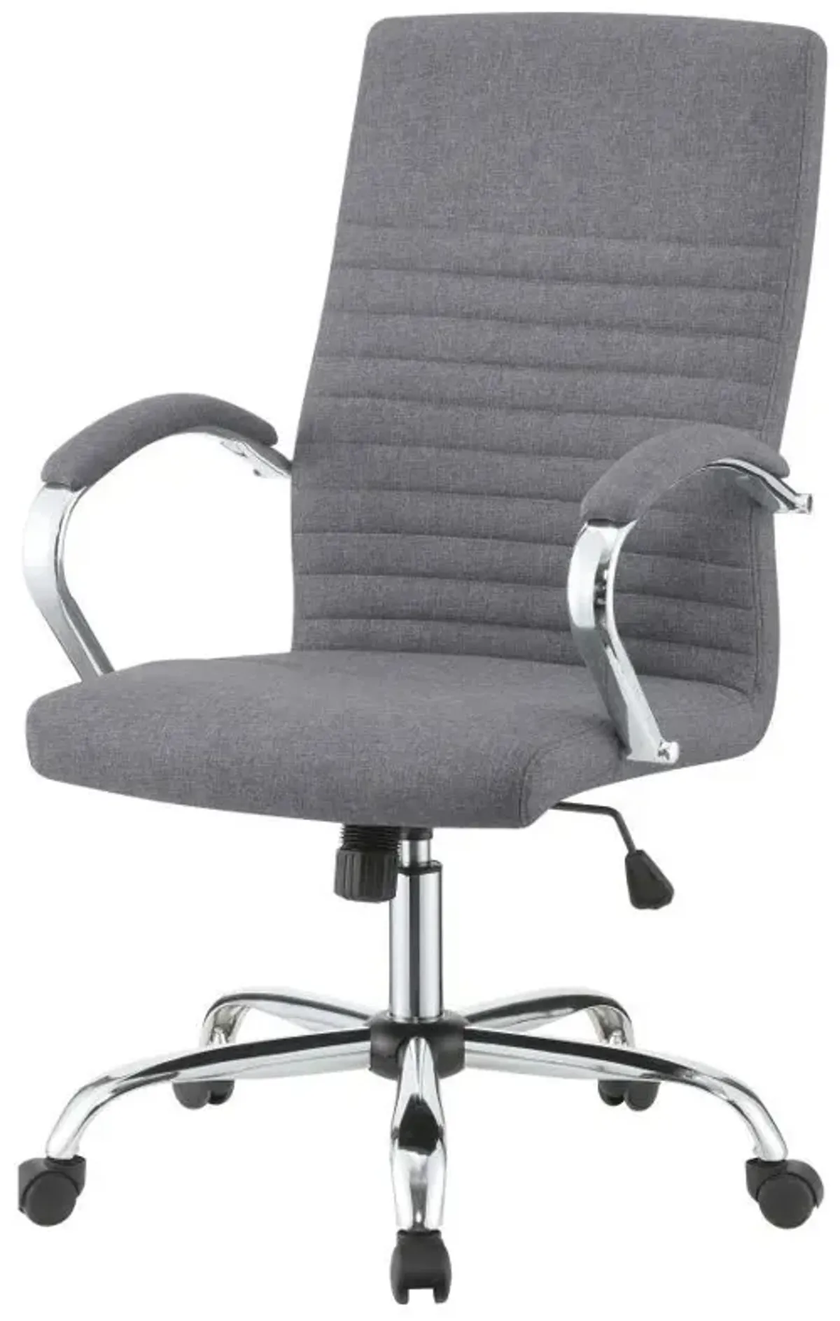 Abisko - Upholstered Adjustable Home Office Desk Chair - Gray