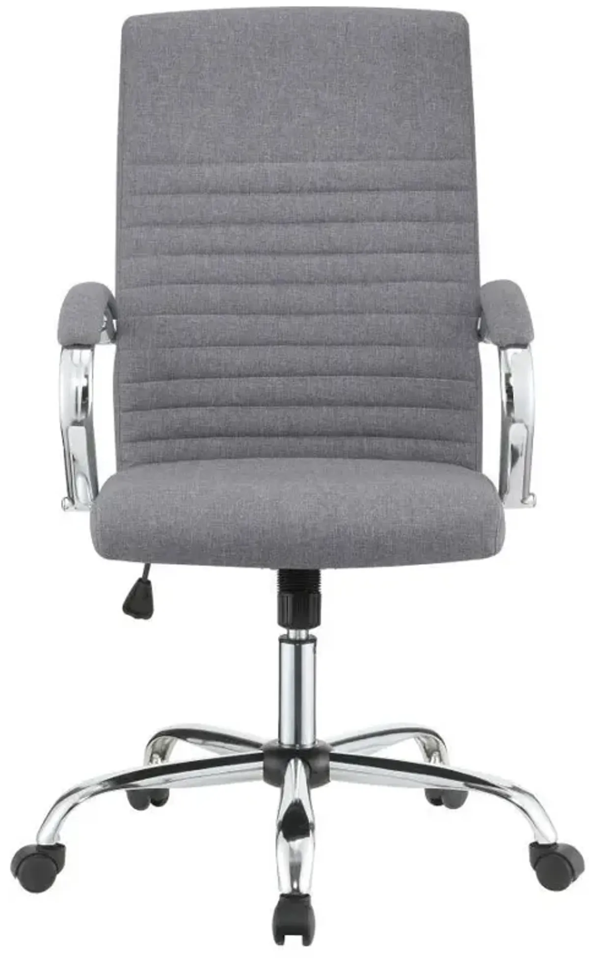 Abisko - Upholstered Adjustable Home Office Desk Chair - Gray