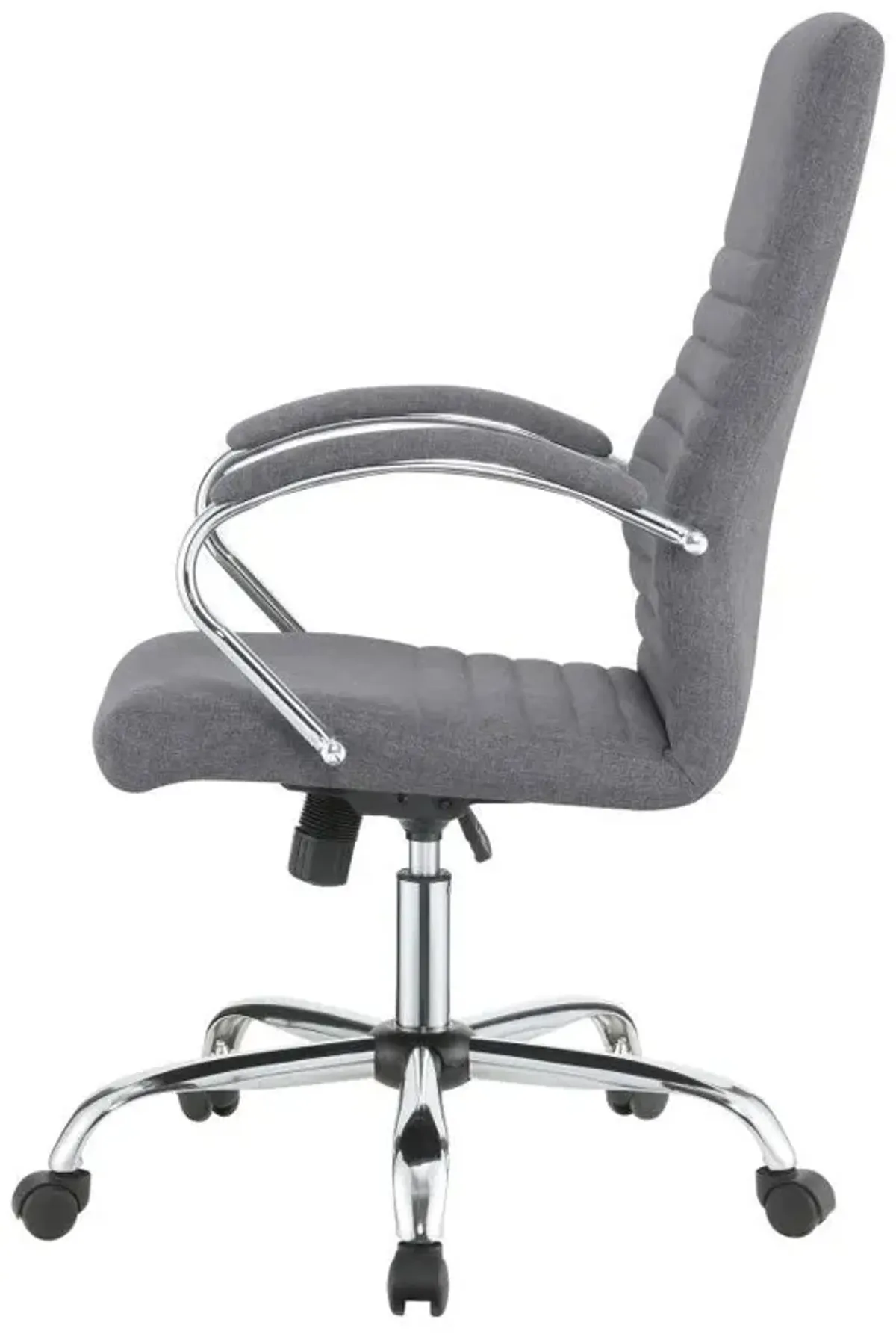 Abisko - Upholstered Adjustable Home Office Desk Chair - Gray