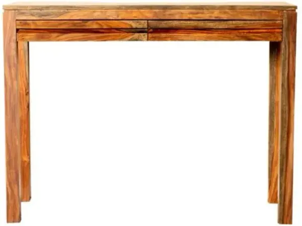 Jamesia - 2-Drawer Wood Entryway Console Table - Warm Chestnut