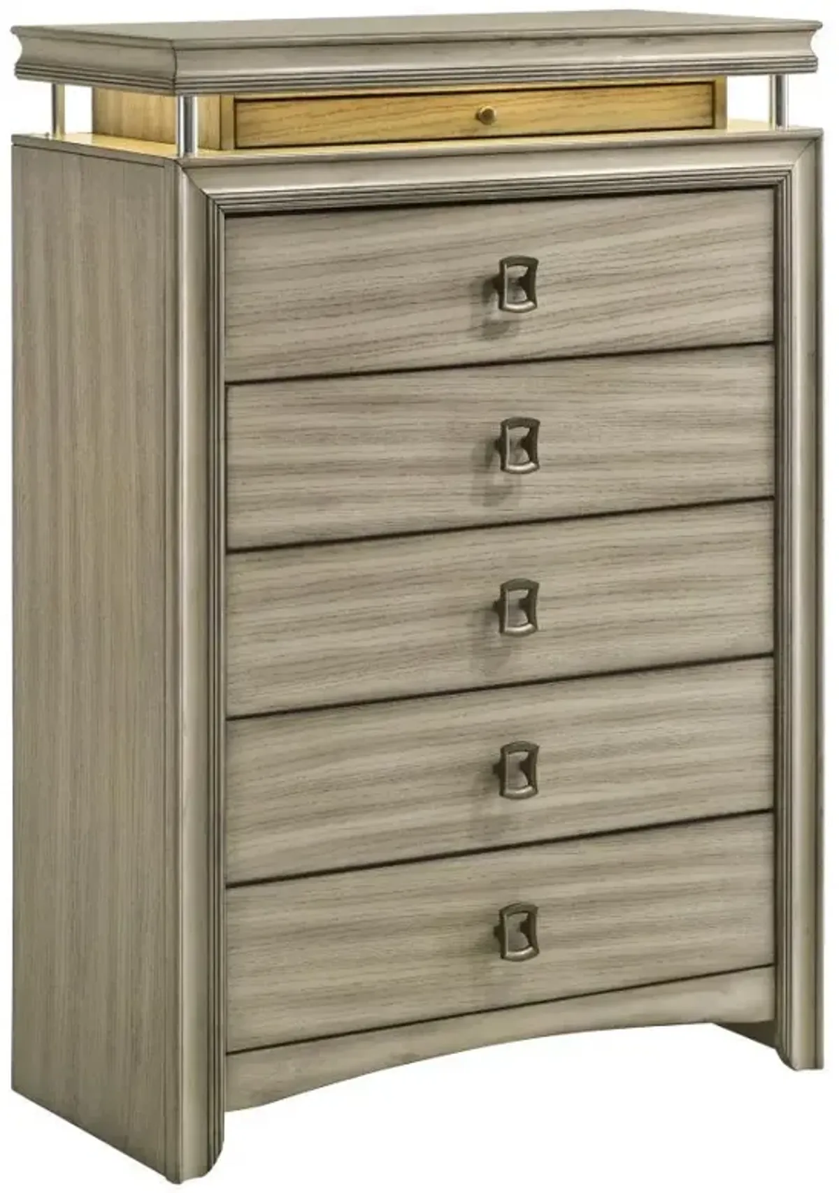 Giselle - 6-Drawer Bedroom Chest - Rustic Beige