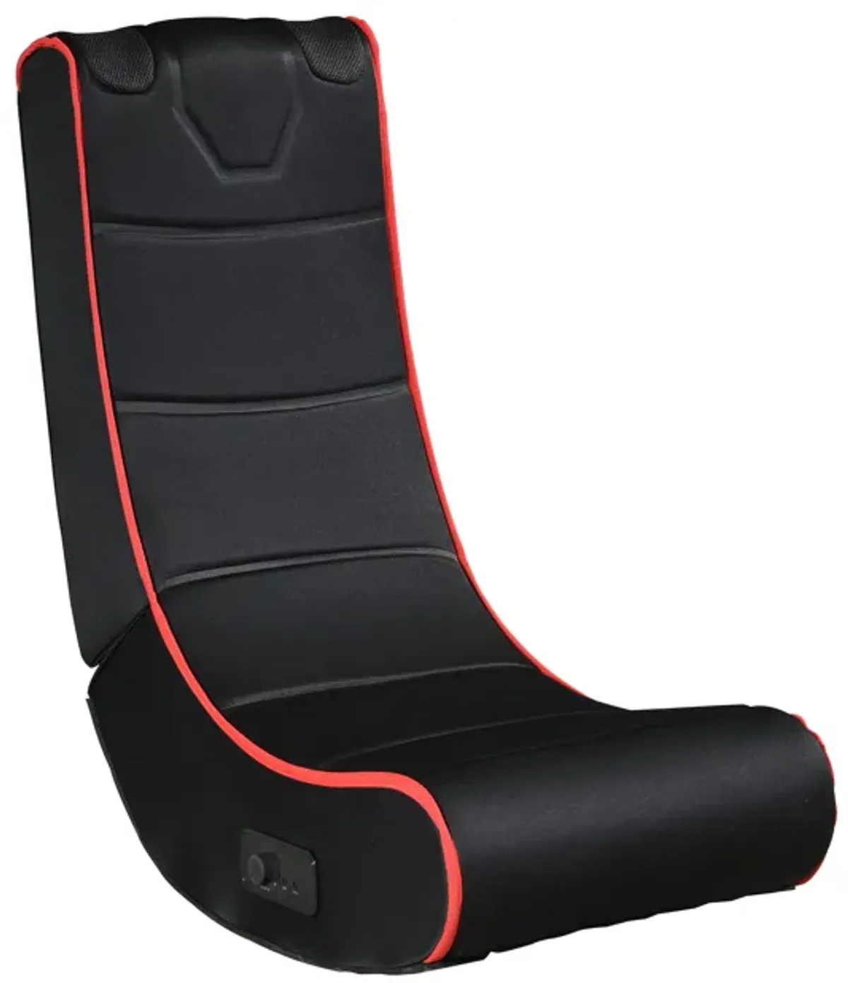 Foldable Gaming Chair With Onboard Speakers - Black