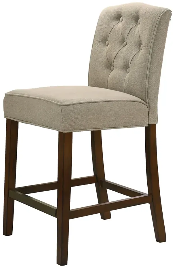 Darby - Fabric Counter Height Chair - Tan
