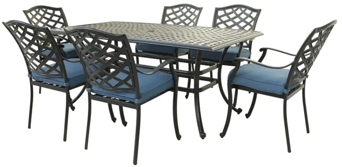 Aluminum Rectangular Dining Set