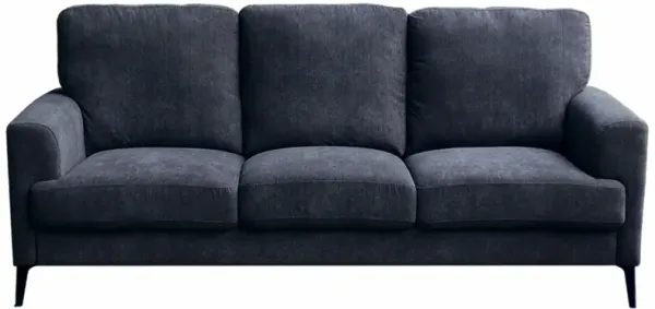 Jackson - Chenille Sofa With Black Metal Legs