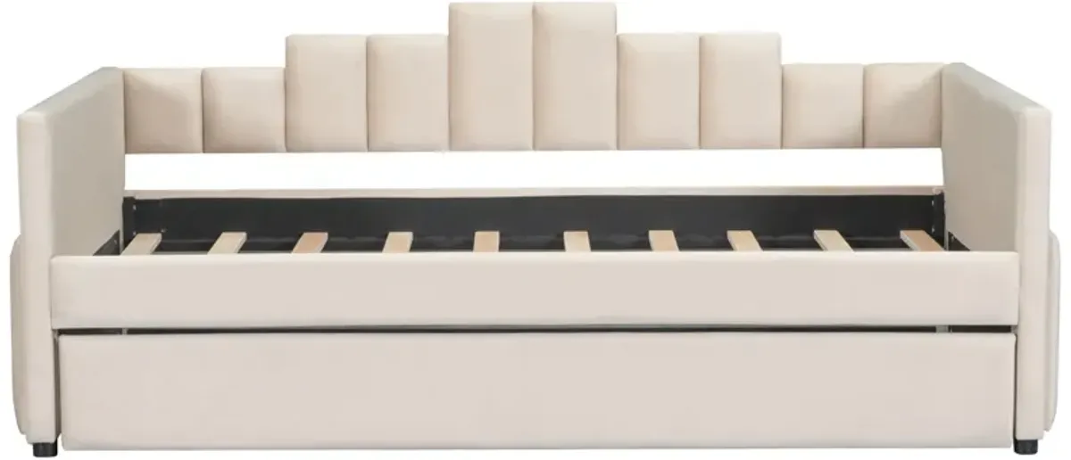 Upholstered Daybed With Light And USB Port