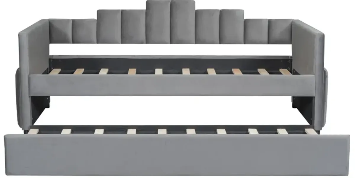 Upholstered Daybed With Light And USB Port