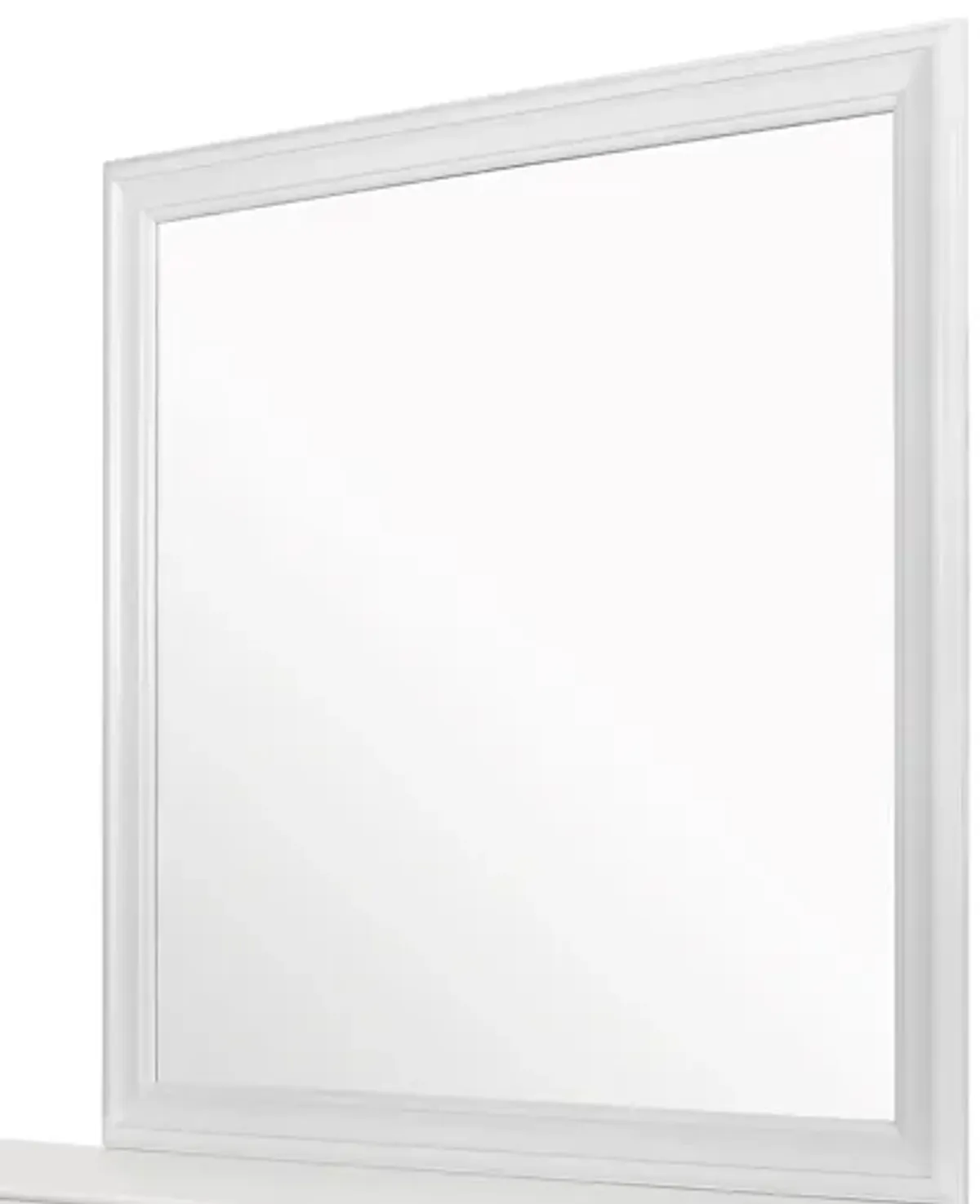 Shaker - Crocodile Metallic Mirror - White