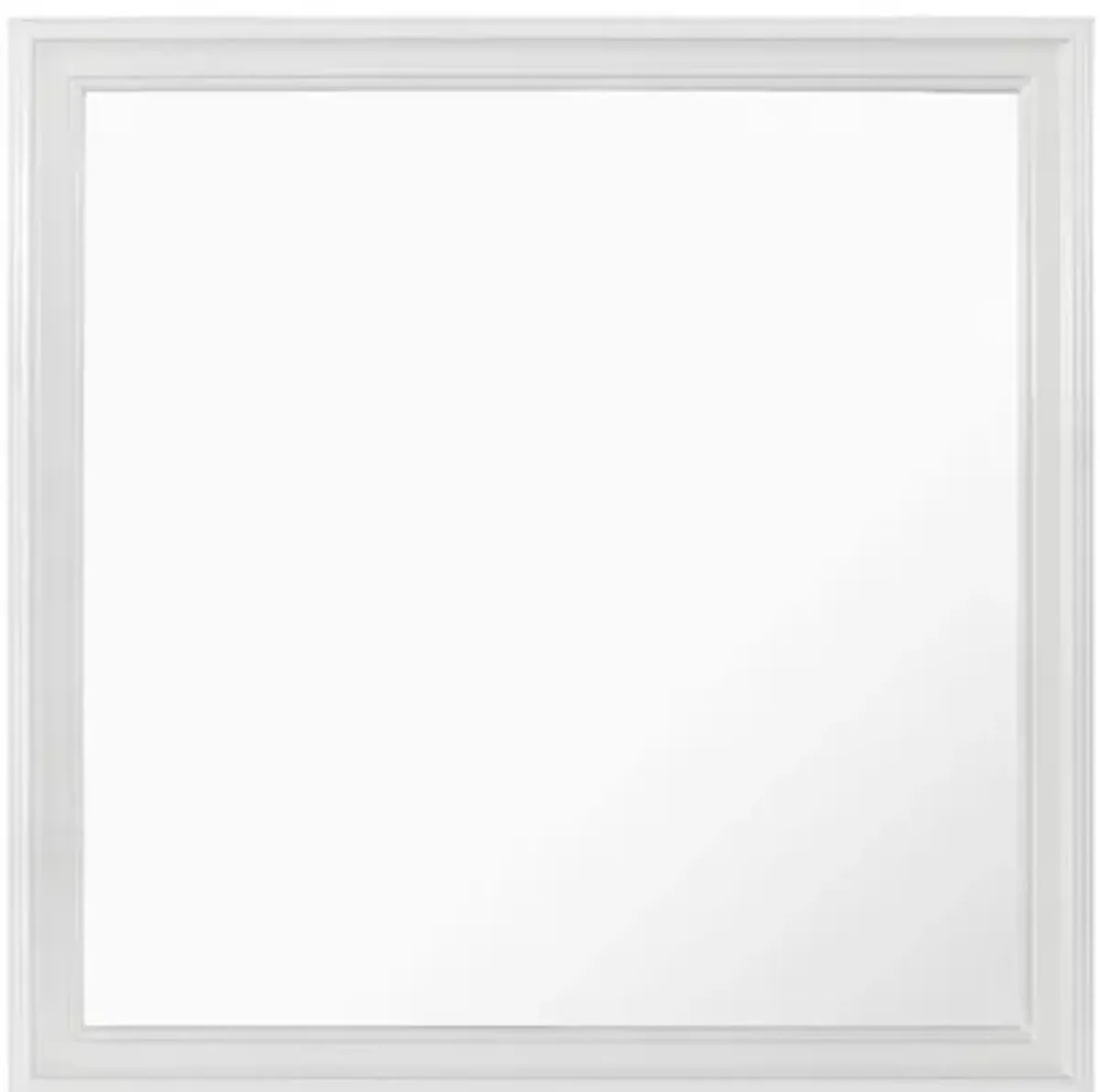 Shaker - Crocodile Metallic Mirror - White