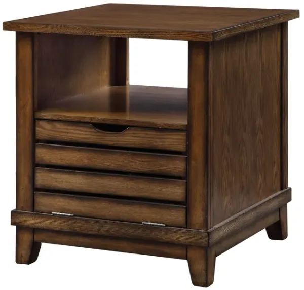Gabriella - End Table - Oak