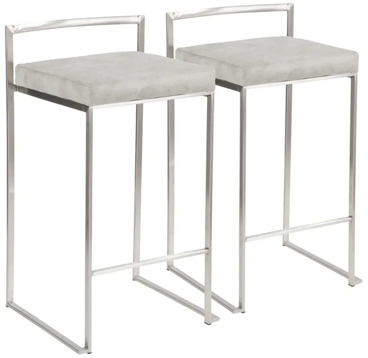 Fuji - Contemporary Elegant Stackable Counter Stool Set