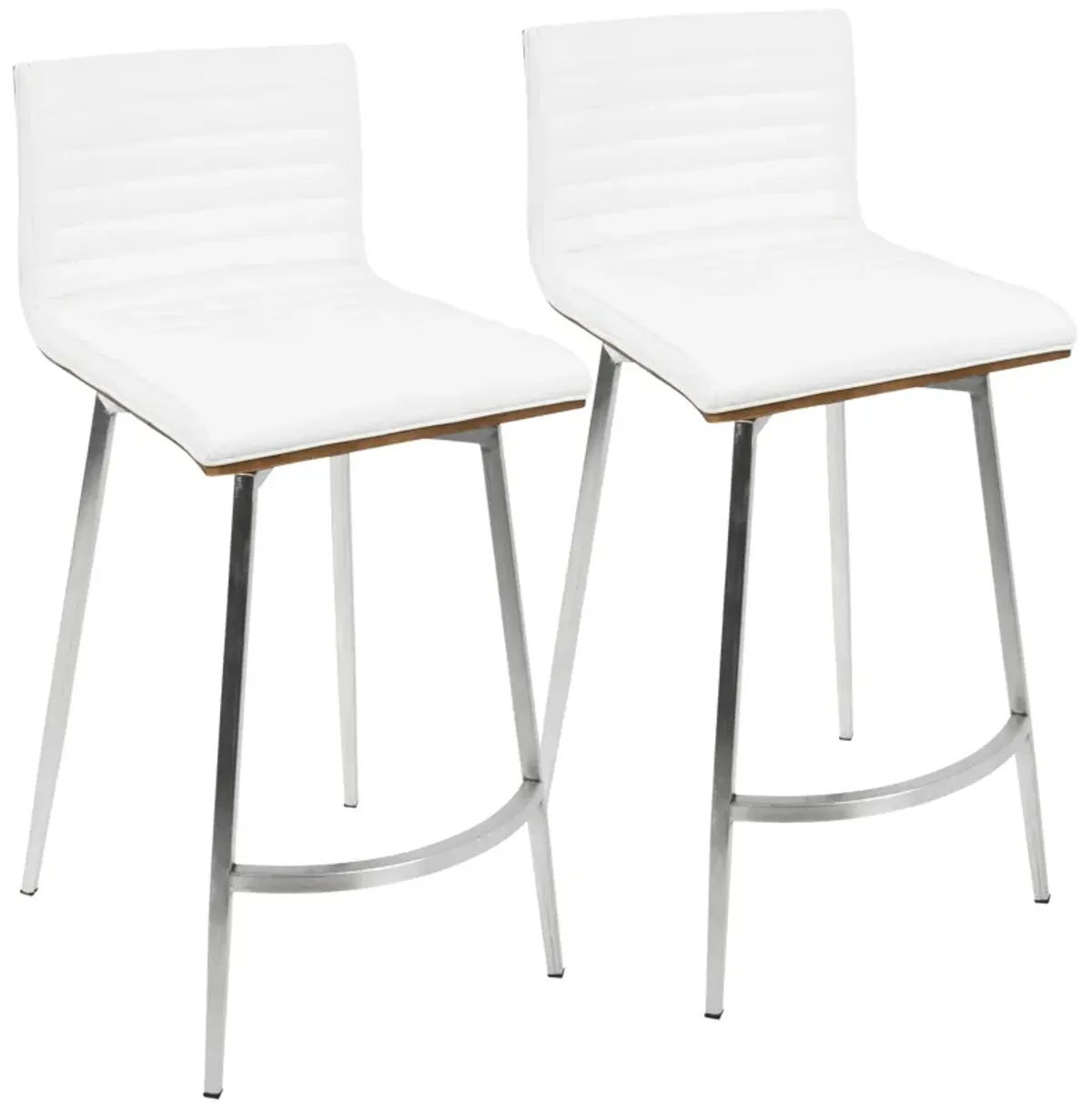 Mason - Contemporary Swivel Counter Stool (Set of 2)