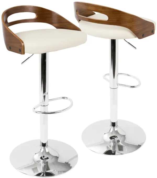 Cassis - Mid-Century Modern Adjustable Barstool With Swivel