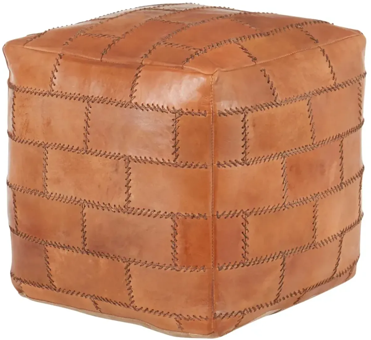 Cobbler - Industrial Pouf - Brown