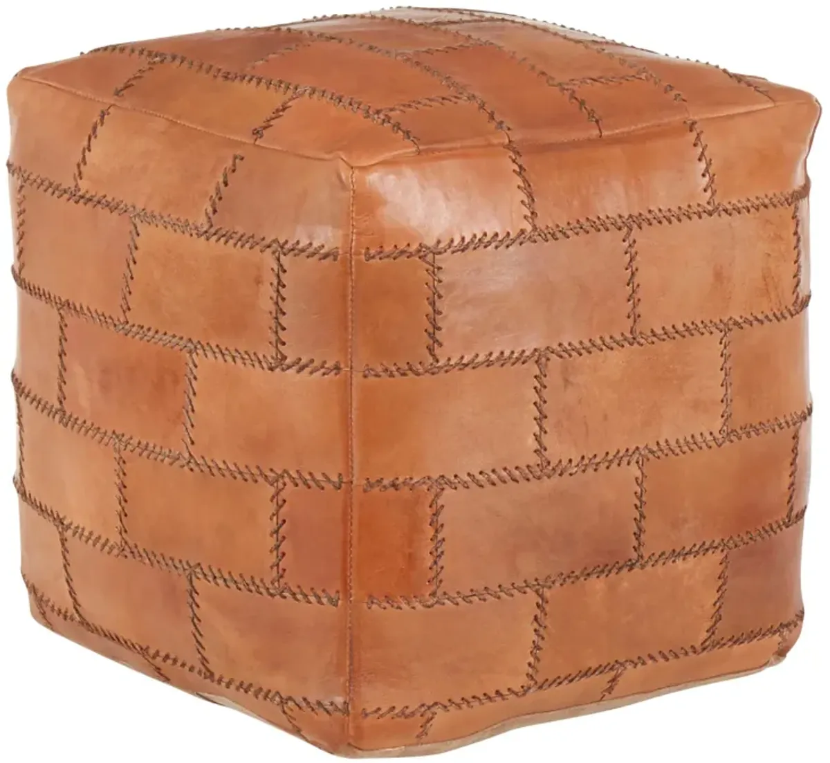 Cobbler - Industrial Pouf - Brown