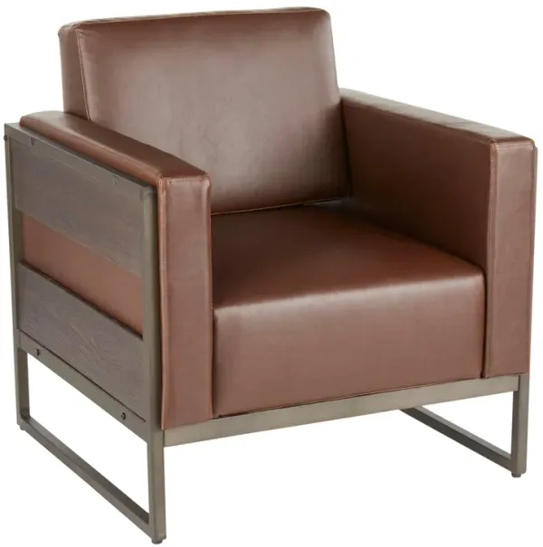 Drift - Industrial Lounge Chair - Espresso
