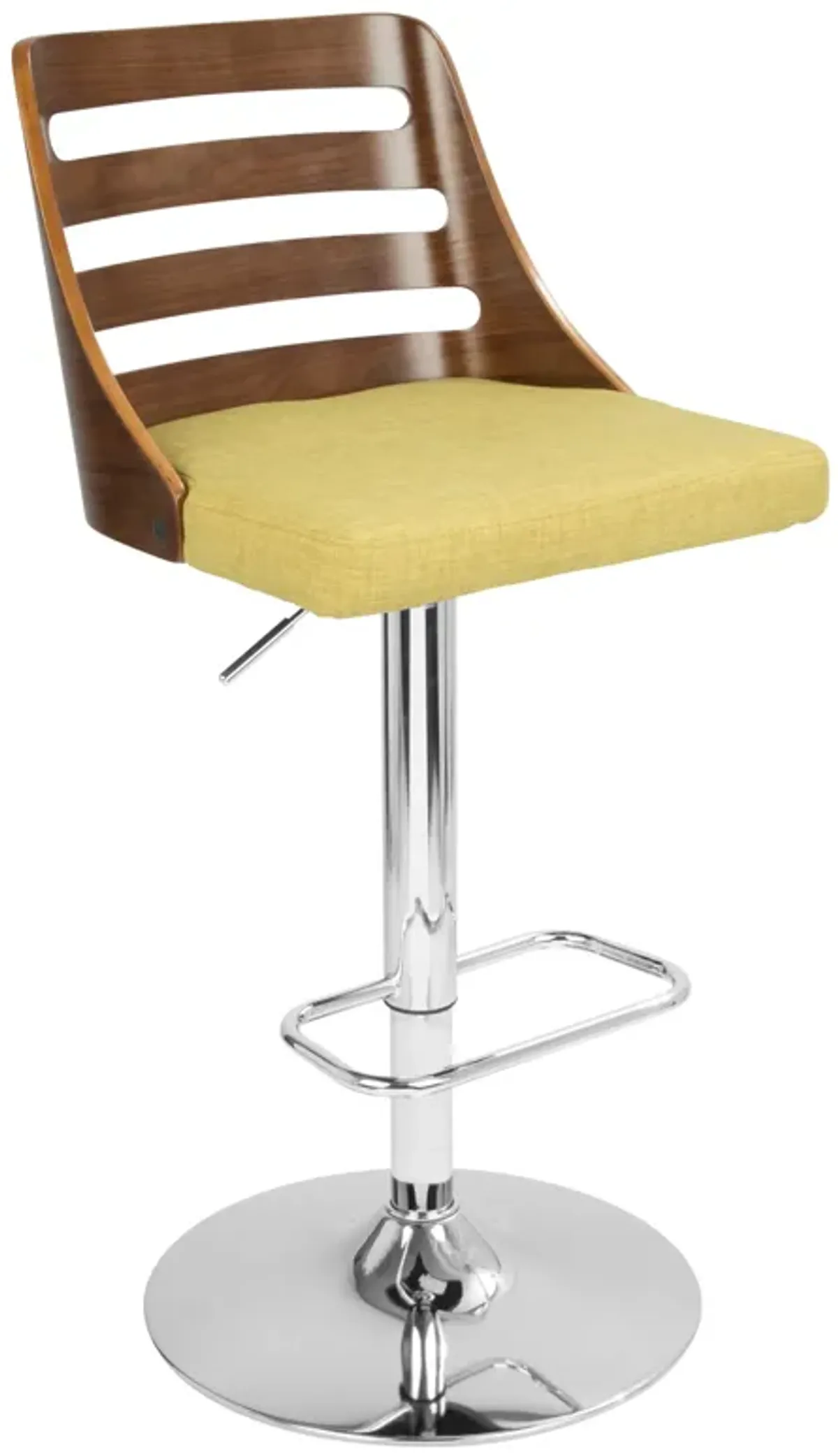 Trevi - Mid Century Modern Adjustable Barstool With Swivel