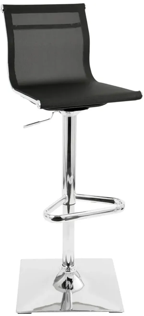 Mirage - Contemporary Adjustable Barstool With Swivel