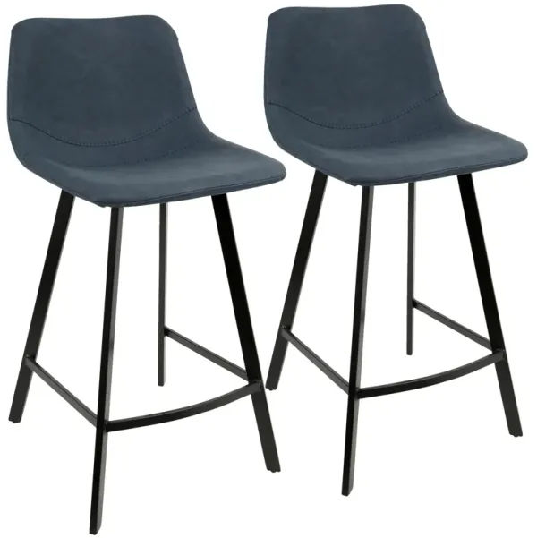 Outlaw - Industrial Counter Stool (Set of 2)