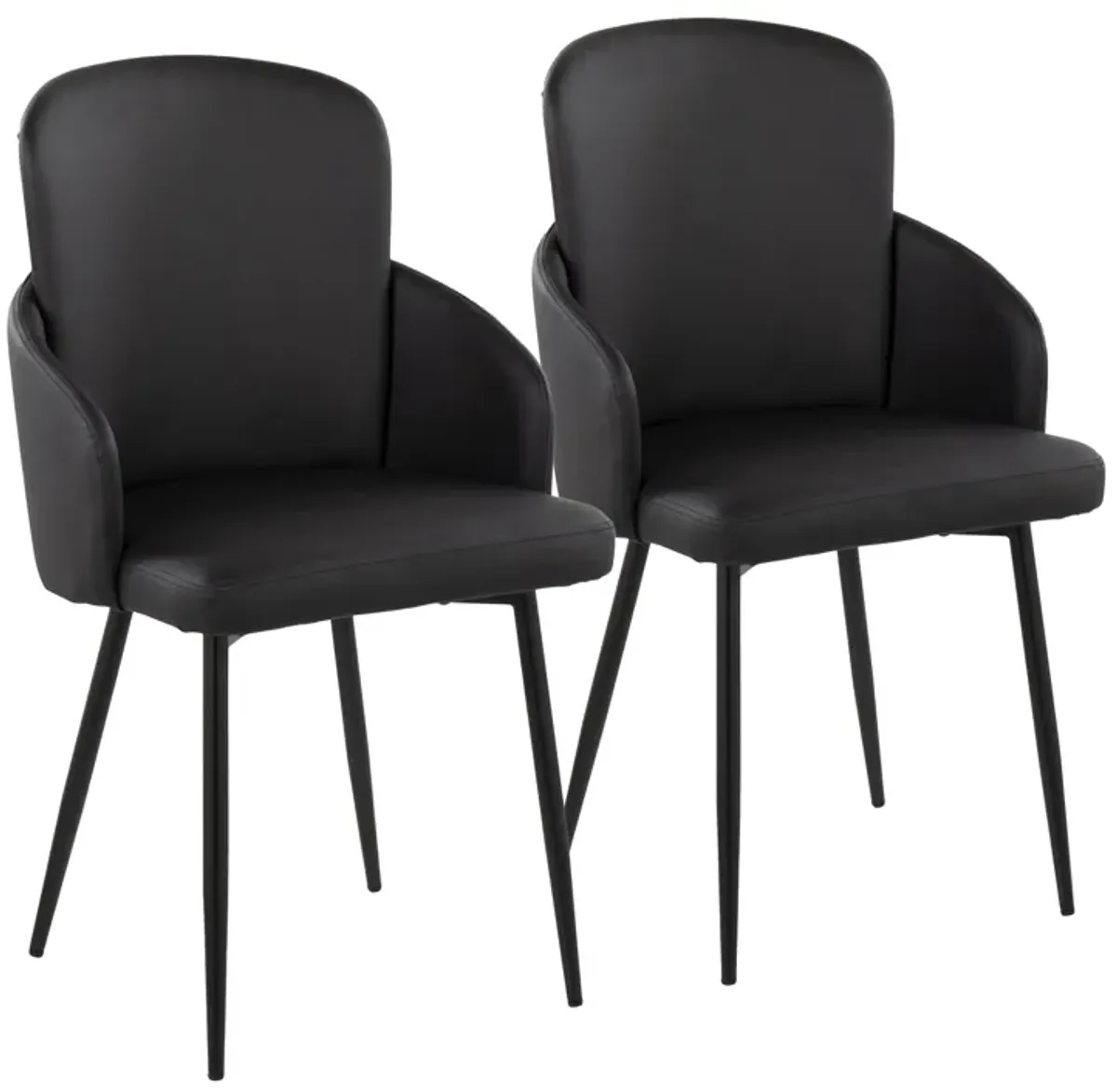 Dahlia - Contemporary Elegant Design Dining Chair (Set of 2)