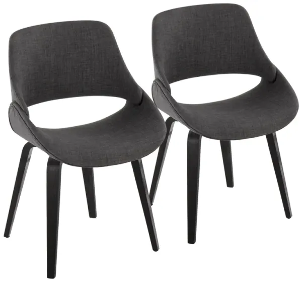 Fabrico - Mid Century Modern Comfortable Design Dining Chair (Set of 2)